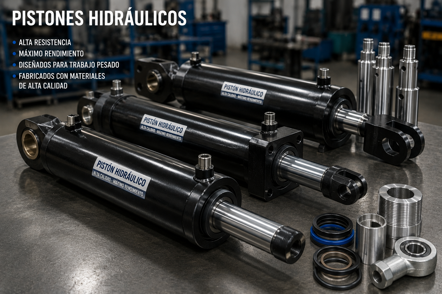 Pistones Hidráulicos industriales